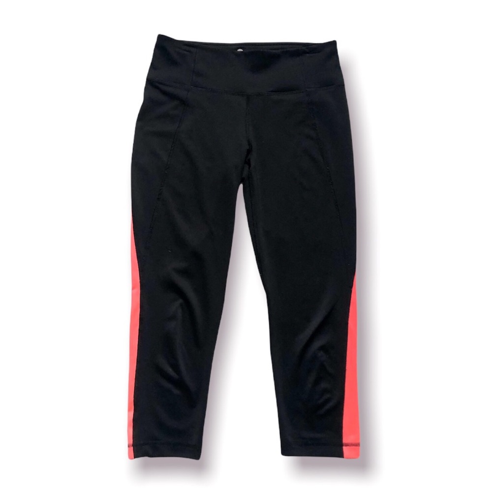 Velocity Black/Pink Athletic Capris